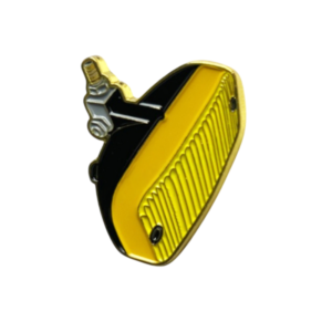 PIN - Talmu Gelb - 3D-Effekt - Metall - für Ihre Hütte