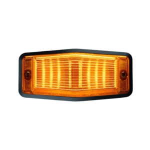 Strands IZE LED dubbelbrander oranje - AMBER dubbelbrander met flitser - ECE R148 en ECE R65 goedkeuring - voor 12 & 24 volt gebruik - EAN: 7323030206291