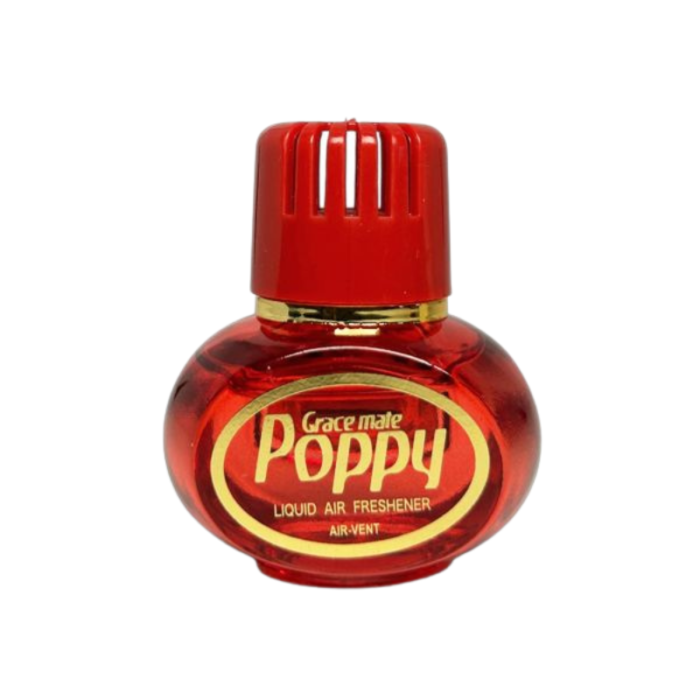 Mini Poppy Grace Mate Cherry - EAN: 8720938228803 - luchtverfrisser voor je auto, truck en camper - past in je ventilatierooster - 20ml