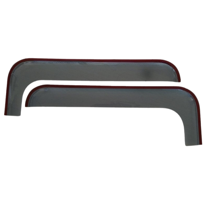 Winddeflector set Scania NG SHORT R&S - Next Gen - Vepro 8608S - 3M Mounting - smoke acrylic - Tough look - Truck styling