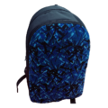 Rugzak Deens Design - BLAUW - oldskool look - rugzak met echt Deens Pluche - verstelbaar -speciaal voor liefhebbers van Deens Pluche - Nedking