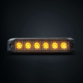 Strands Dark Knight SM6 positielicht ORANJE - LED markeringslamp met ECE R148 keurmerk - P69K waterproof - SMOKE lens - voor auto, vrachtwagen, camper en meer