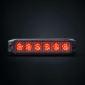 Strands Dark Knight SM6 positielicht ROOD - LED markeringslamp met ECE R148 keurmerk - P69K waterproof - SMOKE lens - voor auto, vrachtwagen, camper en meer