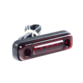 SIM 3302 marker light smoke red - LED marker light with E9 mark - with 50cm connection cable - SMOKE lens - 5 LED - truck, trailer and more
