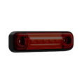 SIM 3302 marker light smoke red - LED marker light with E9 mark - with 50cm connection cable - SMOKE lens - 5 LED - truck, trailer and more