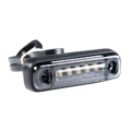 SIM 3302 marker light smoke white - LED marker light with E9 mark - with 50cm connection cable - SMOKE lens - 5 LED's - truck, trailer and more