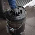 Cartec Wasemmer 20 liter - kit - grit guard - bucket seal - transparant / zwart - krasvrij wassen - complete set