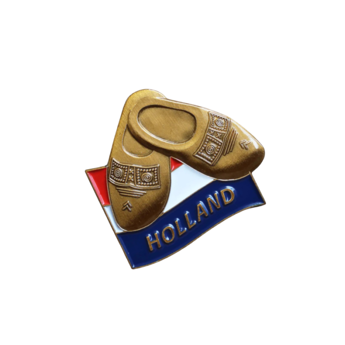 PIN - Holland Clogs - echtes Handwerk - 3D-Effekt - hochwertiger Metall-Pin - perfektes Accessoire für deine Kabine - sammle alle Pins - 501026