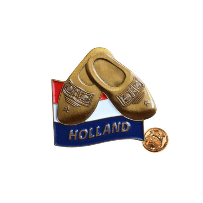 PIN - Holland Clogs - echtes Handwerk - 3D-Effekt - hochwertiger Metall-Pin - perfektes Accessoire für deine Kabine - sammle alle Pins - 501026
