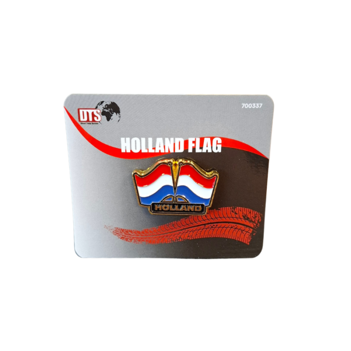 PIN - Holland Flag - echtes Handwerk - 3D-Effekt - hochwertiger Metall-Pin - perfektes Accessoire für deine Kabine - sammle alle Pins - 700337