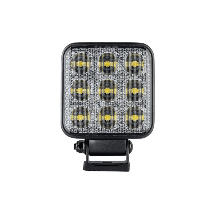 Tralert APEX work light 40W square - 27 LED's - 6500 Lumen - IP69K - ECE R10 - ECE R148 - EAN: 8720364583071