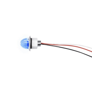 Nedking mini melon light blauw - 350219 - helder glas - diameter 38 mm - 12 & 24 volt - IP67