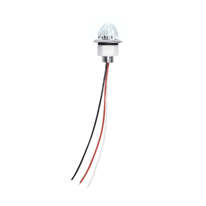 Nedking mini melon light wit - 350219 - helder glas - diameter 38 mm - 12 & 24 volt - IP67