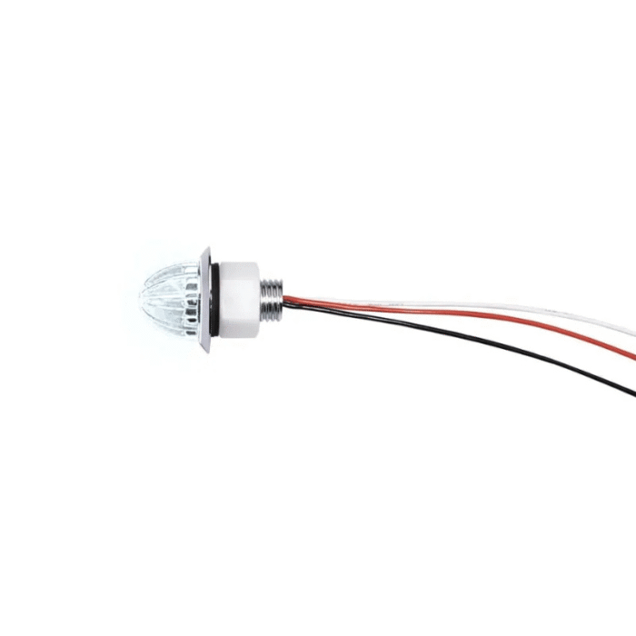 Nedking mini melon light wit - 350219 - helder glas - diameter 38 mm - 12 & 24 volt - IP67