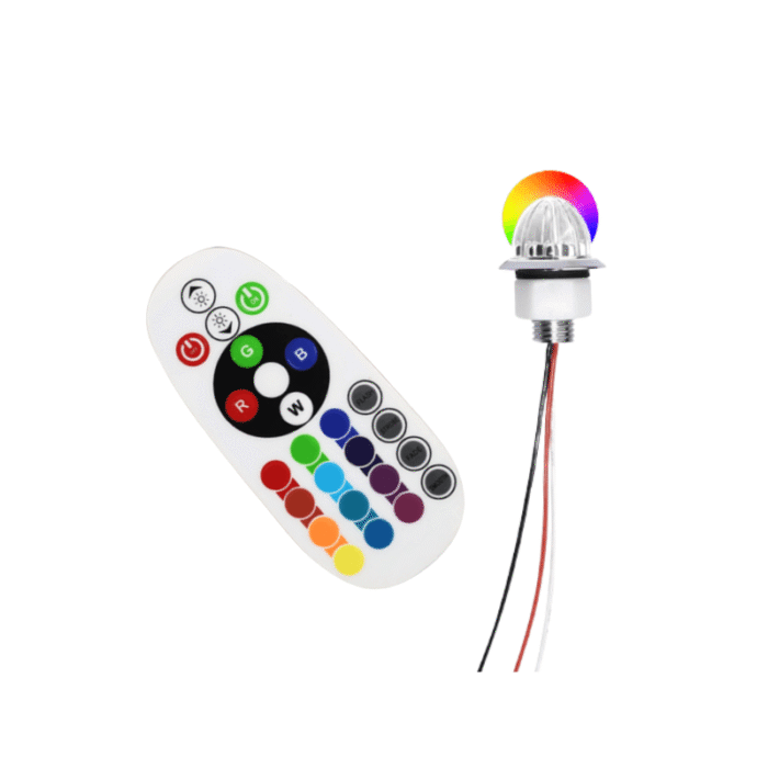 Afstandsbediening voor RGB melon light - 350219 - Nedking - 12 & 24 volt - schakelbaar tot 50 stuks