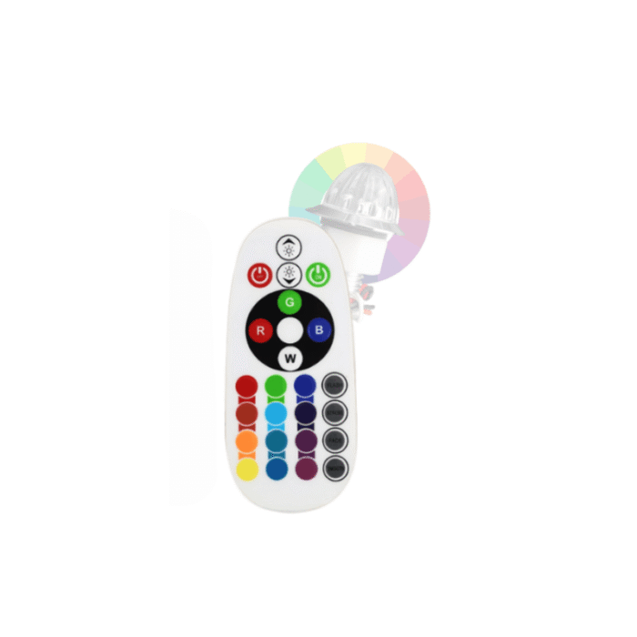 Afstandsbediening voor RGB melon light - 350219 - Nedking - 12 & 24 volt - schakelbaar tot 50 stuks