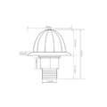 Nedking melonlight rood - 350219 - diameter 38 mm - 12 & 24 volt - IP67