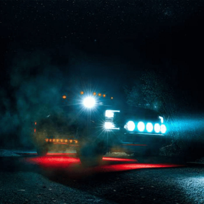 TN-809227 gemonteerd in onder een 4x4