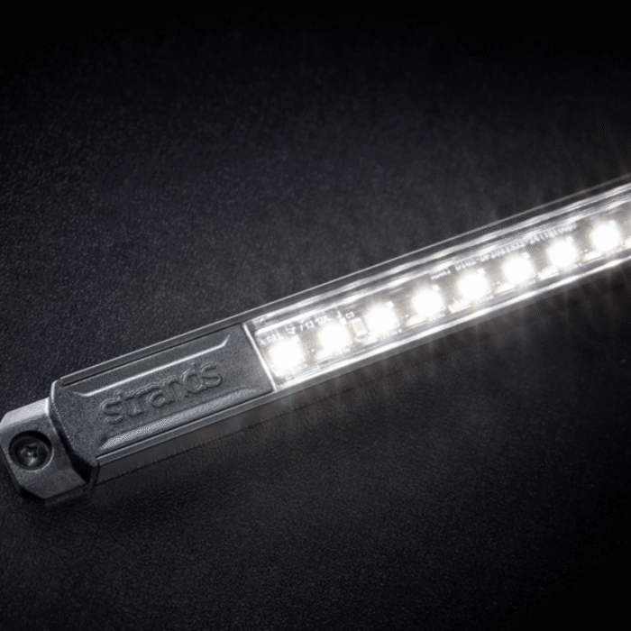 Strands Unity interior light 50cm WIT - 48 LED punten - 1290 lumen - aluminium behuizing -Strands Underglow WIT - voor auto, vrachtwagen en meer - EAN: 7350133811541 - 809231