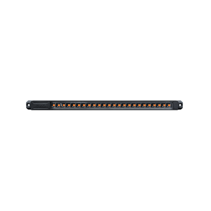 Strands Unity interior light 28cm AMBER - 24 LED punten - 480 lumen - aluminium behuizing -Strands Underglow AMBER - voor auto, vrachtwagen en meer - EAN: 7323030191597 - 809269