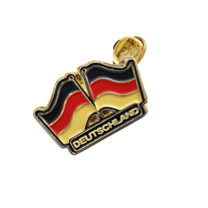 PIN - Deutschland Flag - luxe pin - gouden details - 704991 - EAN: 8721129704991